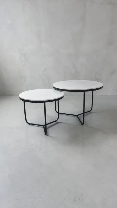 Set of 2 Nested Mdf Coffee Tables - Furniture & Interiors by S.R. Handicraft