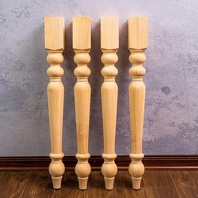 Hardwood Turner Legs for Tea Tables - Furniture & Interiors by Mahakal International Global