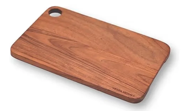 Rectangular Wood Chopping Board with Handle - Home & Kitchen by Mahakal International Global