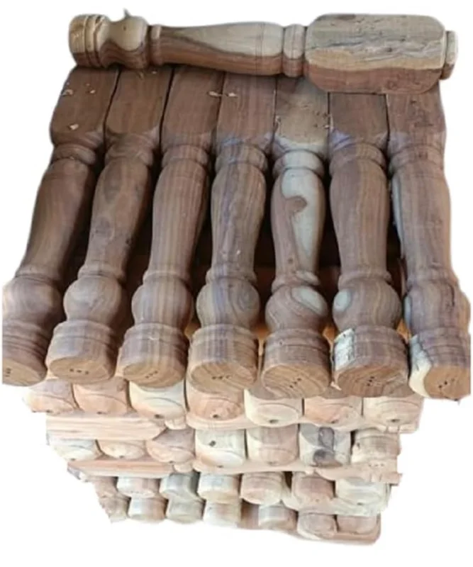 Wood Handmade Wooden Centre Table Legs Pooja Chowki Leg - Furniture & Interiors by Mahakal International Global