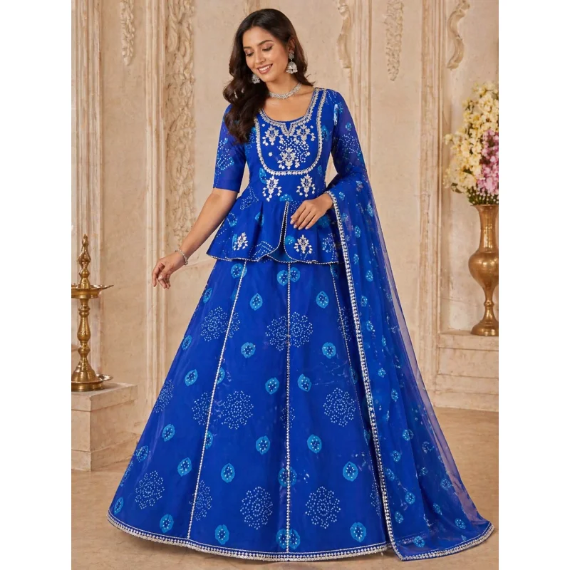Lehga Choli With Duppata - Textiles & Apparel by Shree Creation Goods