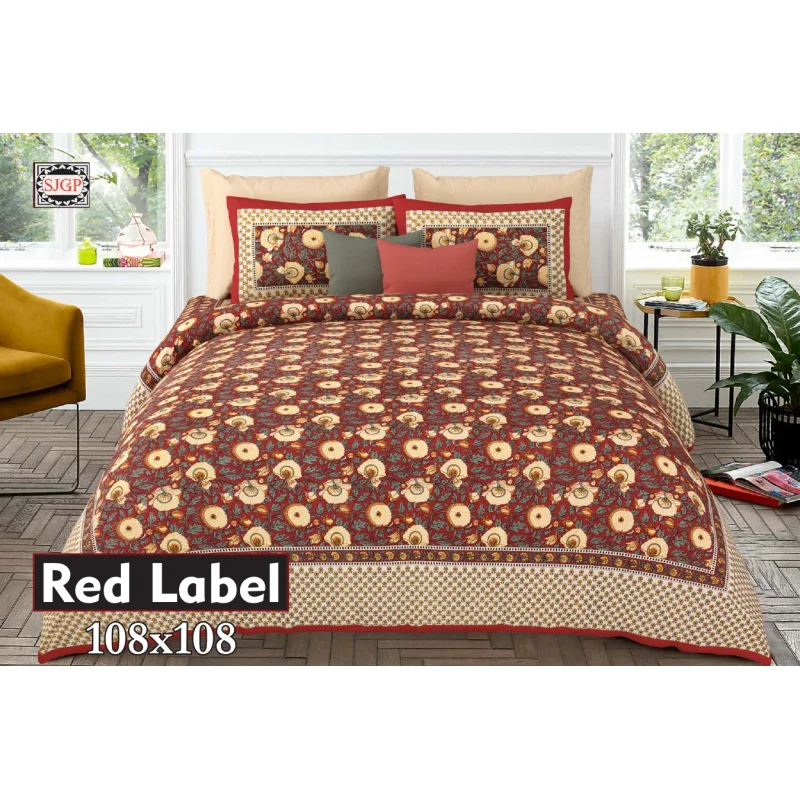 RED LABLE Bedsheet Set - Textiles & Apparel by Shree Creation Goods