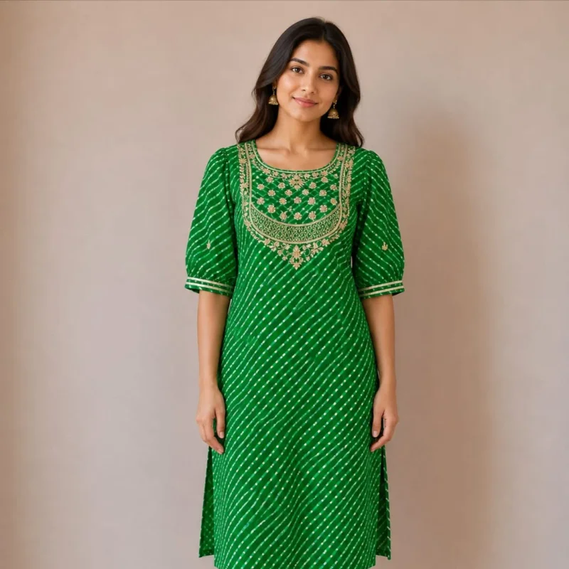 Silk Kurti - Textiles & Apparel by Shree Creation Goods
