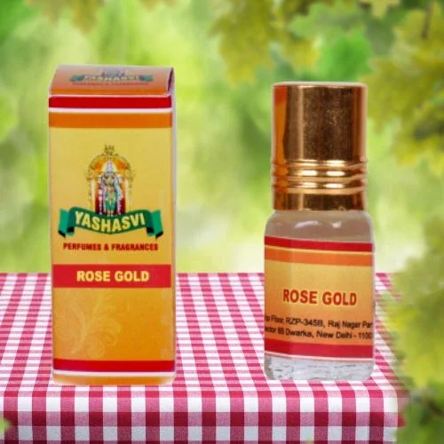Yashasvi's Rose Gold Natural Handmade Fragrance Oil 3 ML - Beauty & Personal Care by Yashasvi Perfumes and Fragrances
