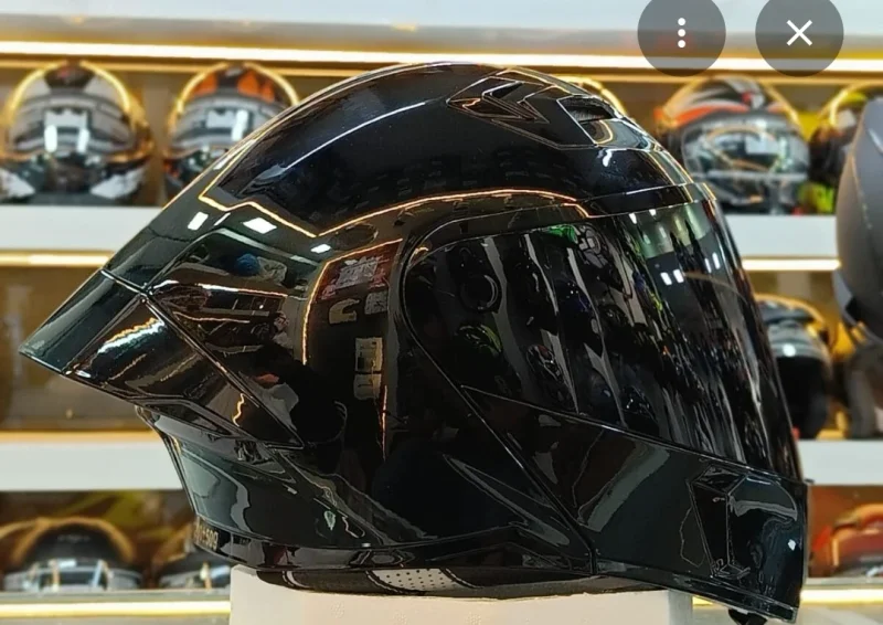 Steelbird SB-20 Glossy Black Helmet - Automotive & Transport by Rocket Pocket
