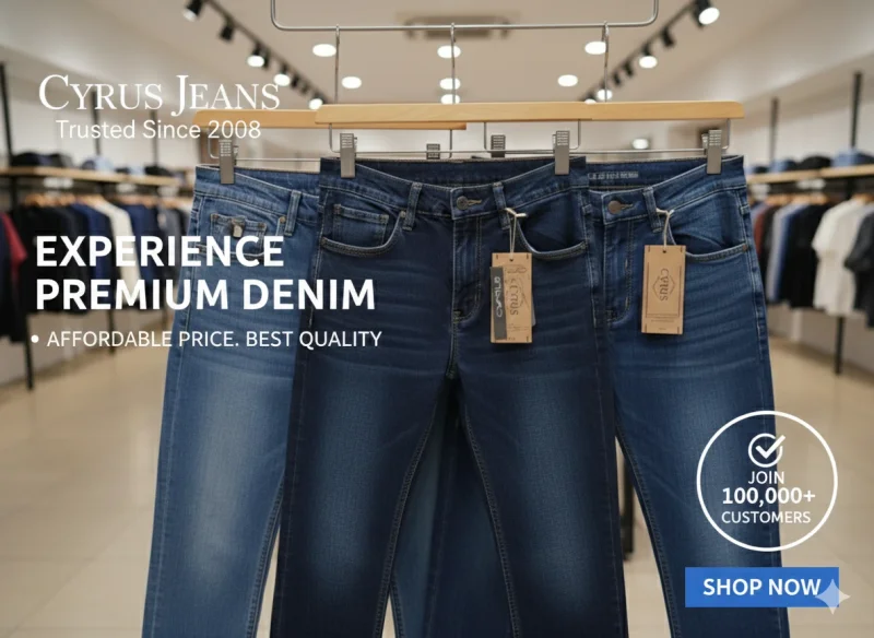 Cyrus Men's Denim Jeans for Retail & Wholesale - Textiles & Apparel by Sr Creation