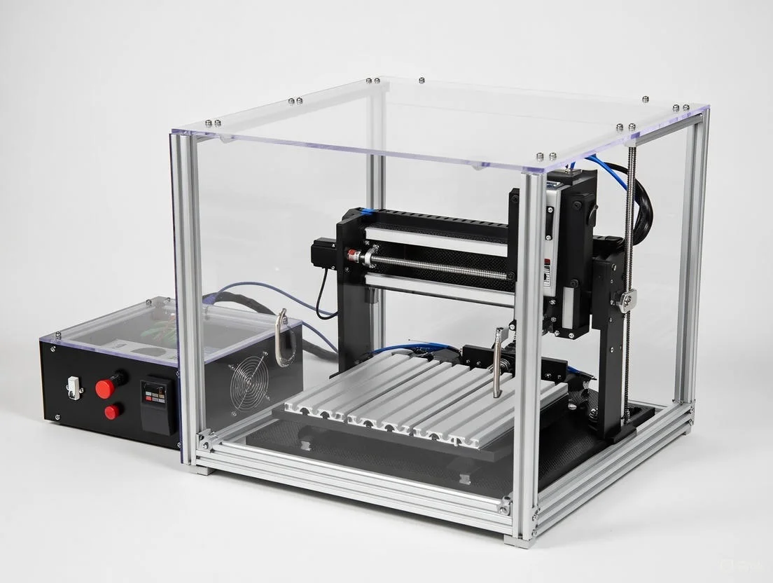Meteor 5040 Duo 3-Axis Cnc Machine - Machinery & Equipment by Akriti Precision Systems Pvt. Ltd.