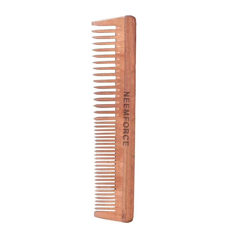 Neem Wood Wide Tooth Comb - Beauty & Personal Care by M/S. Humanity Consumer Care