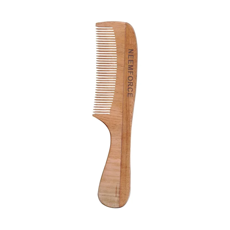 Neem Wooden Comb 8.5inch Handle Slim - Beauty & Personal Care by M/S. Humanity Consumer Care