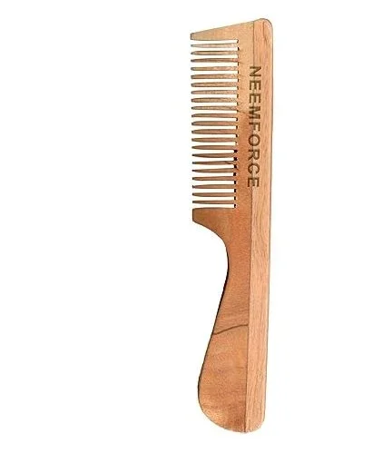 Neem Wood Wide Tooth Comb - Beauty & Personal Care by M/S. Humanity Consumer Care