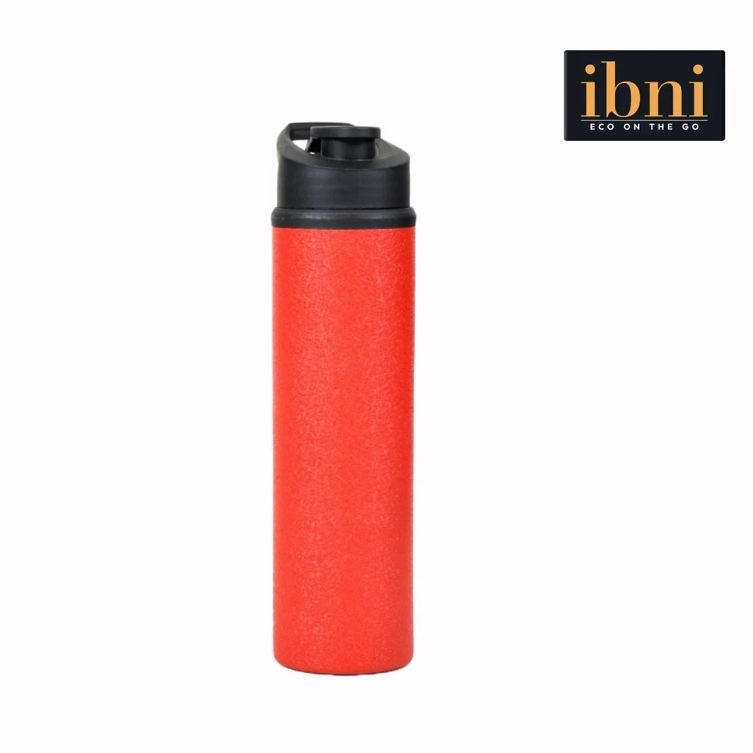 800 Ml Chromo Sprinkle Stainless Steel Sports / Fridge Sipper Water Bottle (Red) - Home & Kitchen by Ibni Pvt. Ltd.