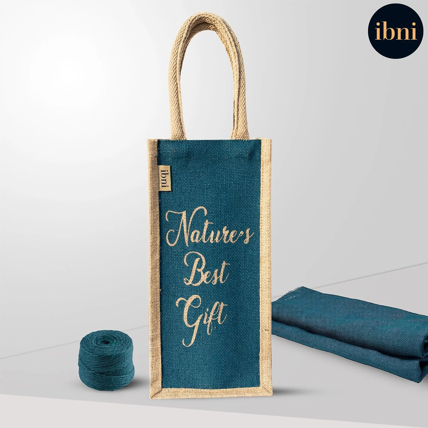 Premium Jute Water Bottle Bag - Footwear, Bags & Leather Goods by Ibni Pvt. Ltd.