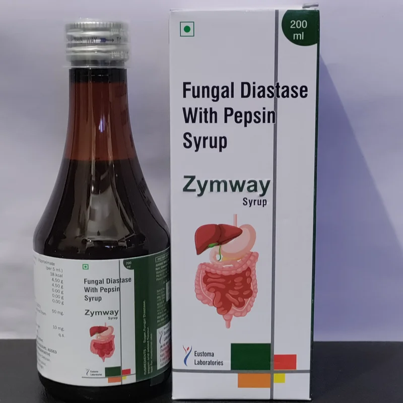 Zymway Syrup 200ml ( Enzyme Syrup) - Healthcare & Medical by Eustoma Laboratories Pvt. Ltd.