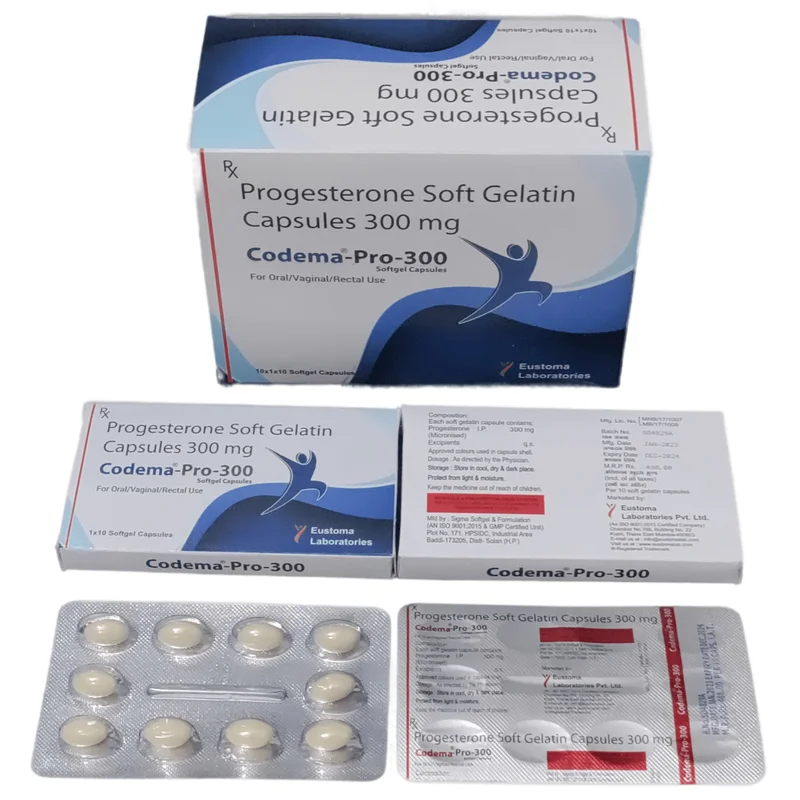 Progesterone 300 mg Softgel Capsule - Healthcare & Medical by Eustoma Laboratories Pvt. Ltd.