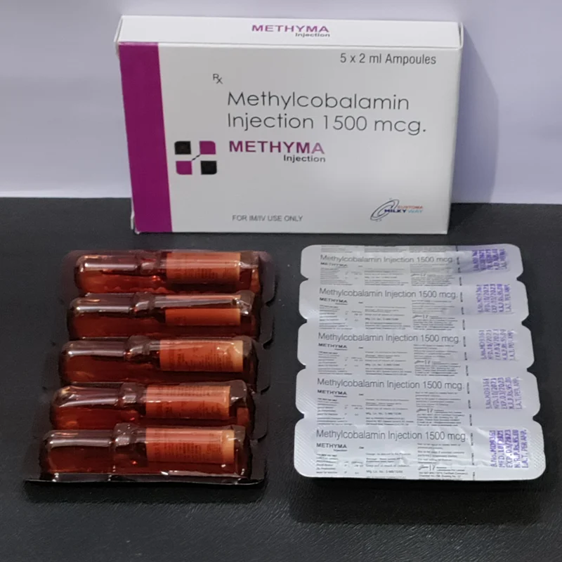 Methyma Injection Methylcobalamin 1500mcg - Healthcare & Medical by Eustoma Laboratories Pvt. Ltd.