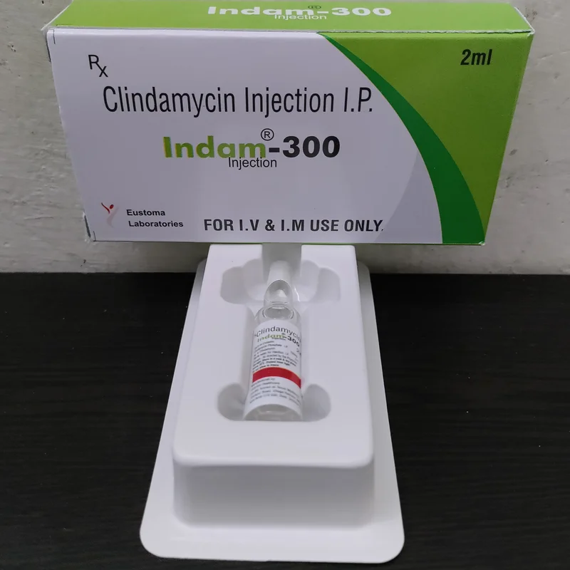 Indam-300 Injection ( Clindamycin 300mg ) - Healthcare & Medical by Eustoma Laboratories Pvt. Ltd.
