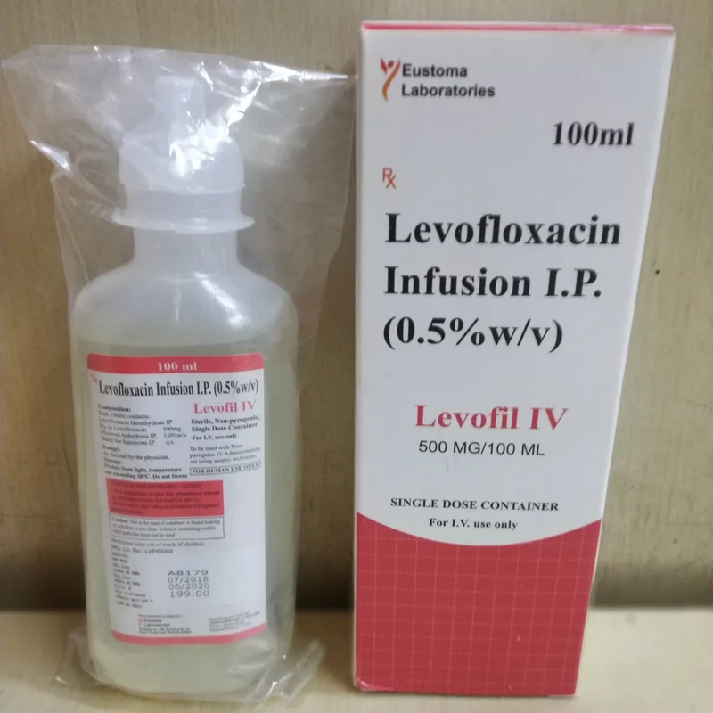 Levofloxacin 500mg Infusion for Bacterial Infections - Healthcare & Medical by Eustoma Laboratories Pvt. Ltd.