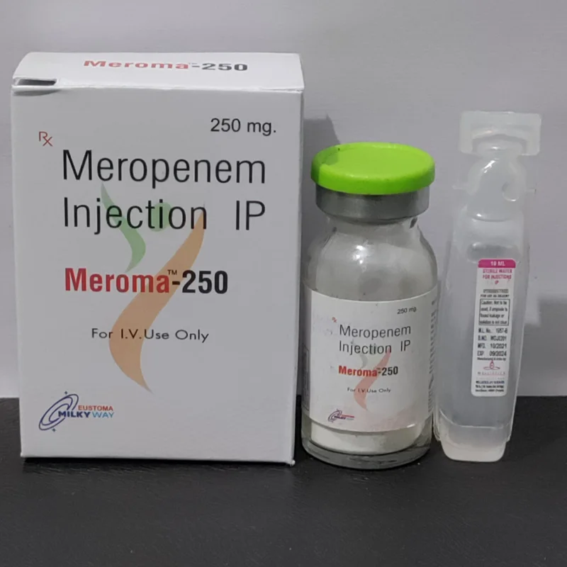 Meroma-250 Injection ( Meropenem Injection) - Healthcare & Medical by Eustoma Laboratories Pvt. Ltd.