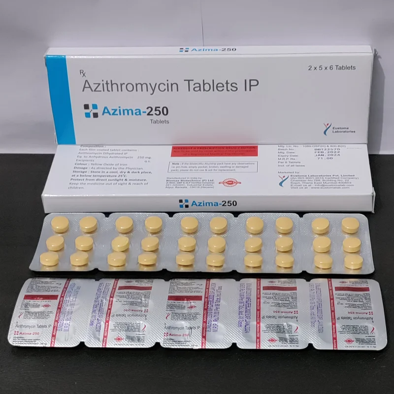 Azithromycin 250mg Tablet - Healthcare & Medical by Eustoma Laboratories Pvt. Ltd.