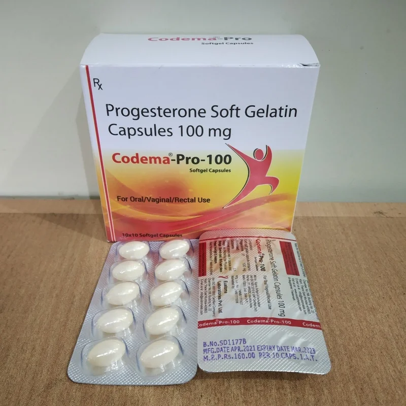 Progesterone 100 mg Softgel Capsules - Healthcare & Medical by Eustoma Laboratories Pvt. Ltd.