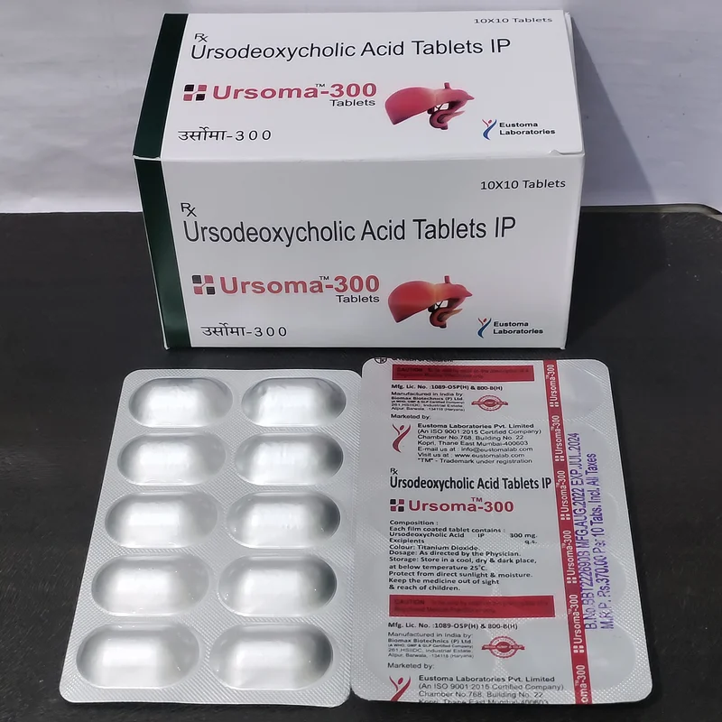 Ursoma-300 Tablet ( Ursodeoxycholic Acid ) - Healthcare & Medical by Eustoma Laboratories Pvt. Ltd.