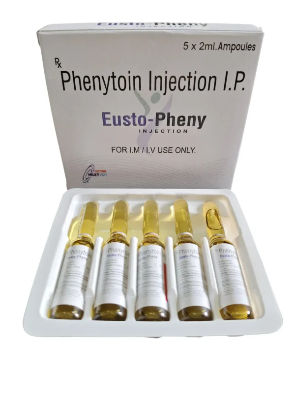Phenytoin Sodium 100 Mg Injection - Healthcare & Medical by Eustoma Laboratories Pvt. Ltd.