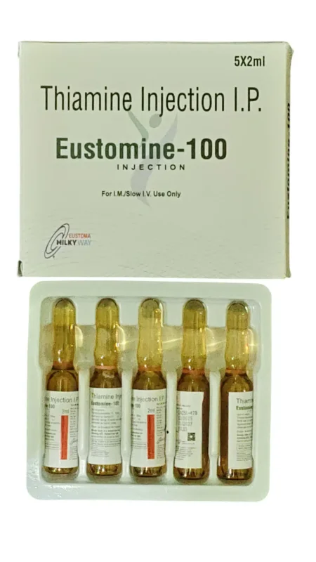 Thiamine Hydrochloride 200mg/2ml Injection Ampoule - Healthcare & Medical by Eustoma Laboratories Pvt. Ltd.