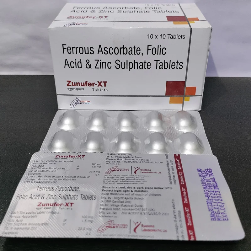 Ferrous Ascorbic Folic Acid and Zinc Tablet - Healthcare & Medical by Eustoma Laboratories Pvt. Ltd.