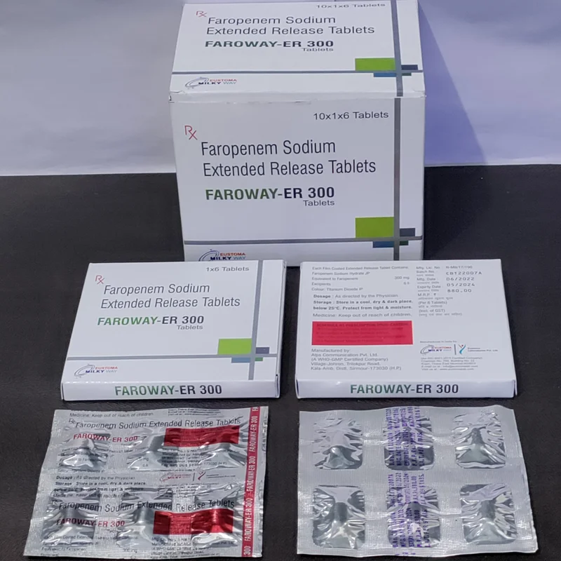 Faroway-300 Er Tablet (feropenam 300mg Tablet) - Healthcare & Medical by Eustoma Laboratories Pvt. Ltd.