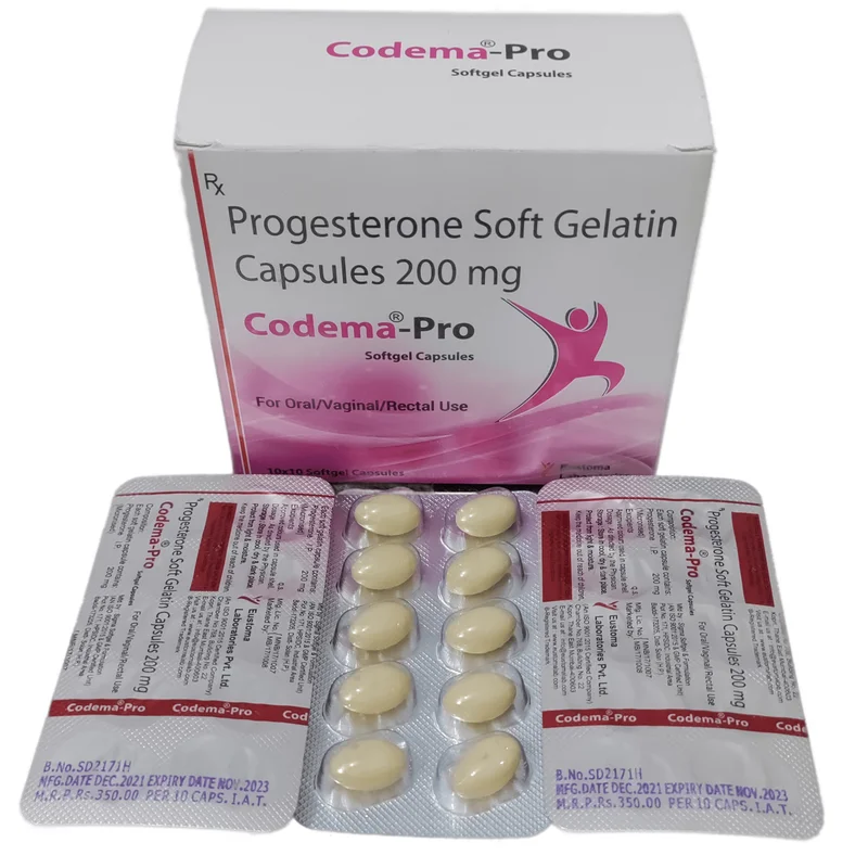 Codema-pro 200  Softgel Capsule ( Progesterone 200 Mg) - Healthcare & Medical by Eustoma Laboratories Pvt. Ltd.