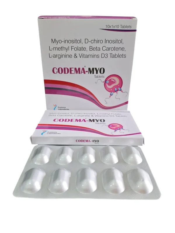Myo-Inositol, D-Chiro Inositol & Vitamin D3 Tablets - Healthcare & Medical by Eustoma Laboratories Pvt. Ltd.