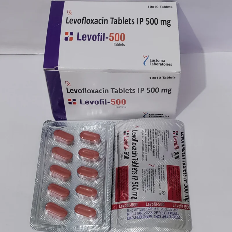 Levofloxacin 500mg Film-Coated Tablets - Healthcare & Medical by Eustoma Laboratories Pvt. Ltd.