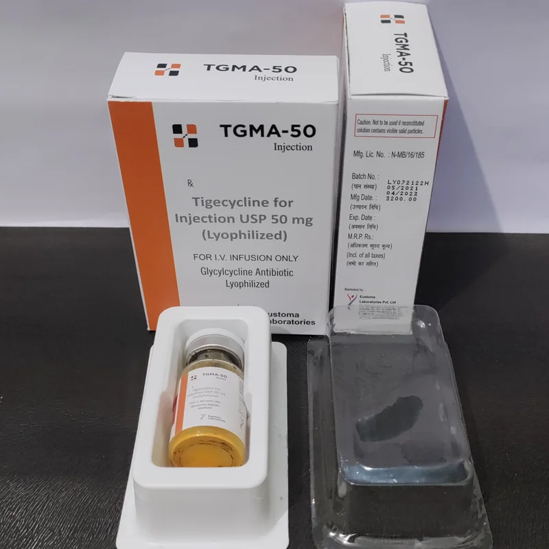 Tigecycline 50mg Injection - Healthcare & Medical by Eustoma Laboratories Pvt. Ltd.