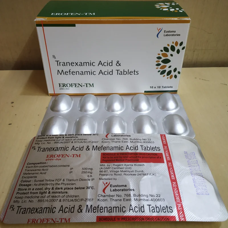 Erofem-tm Tablet (tranexamic Acid + Mefenamic Acid) - Healthcare & Medical by Eustoma Laboratories Pvt. Ltd.