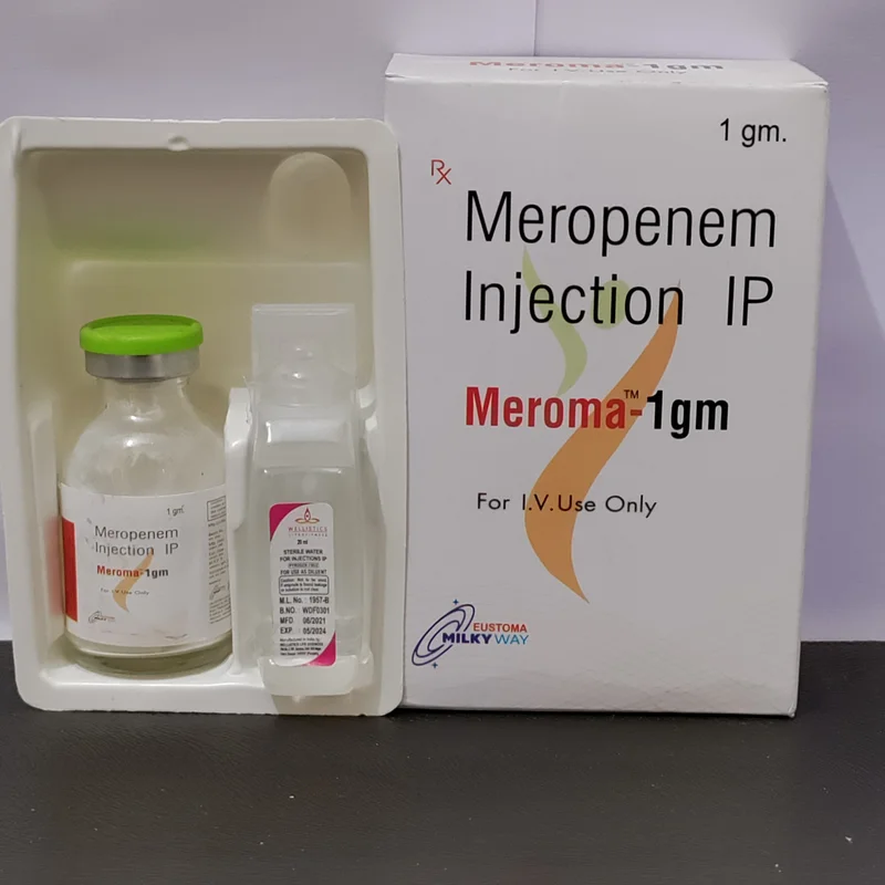 Meropenem 1000mg Powder for Injection - Healthcare & Medical by Eustoma Laboratories Pvt. Ltd.