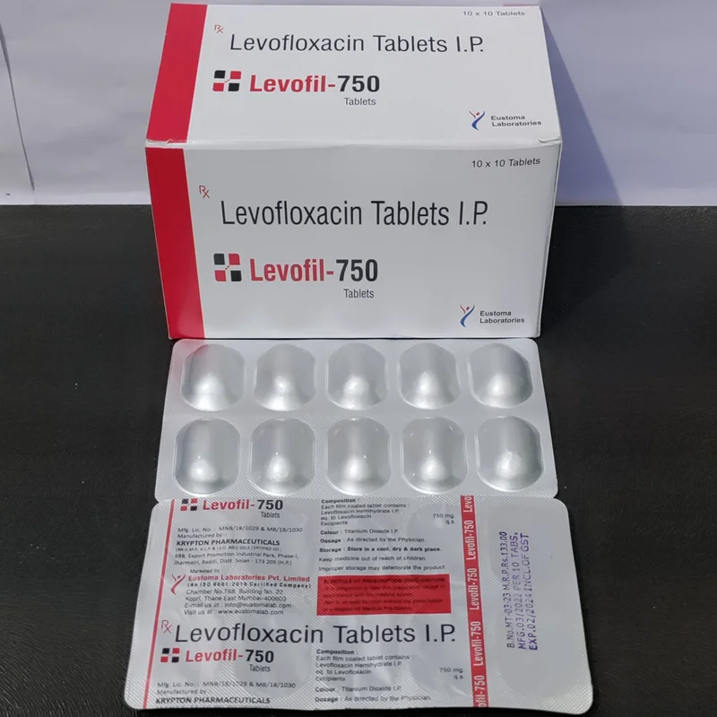 Levofil-750 Tablet  ( Levofloxacin 750mg Tablet) - Healthcare & Medical by Eustoma Laboratories Pvt. Ltd.