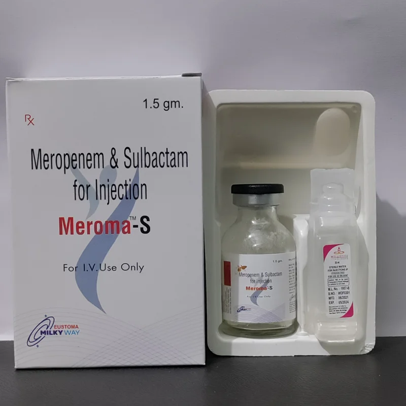 Meroma-s Injection (meropenem Sulbactum 1.5gm) - Healthcare & Medical by Eustoma Laboratories Pvt. Ltd.