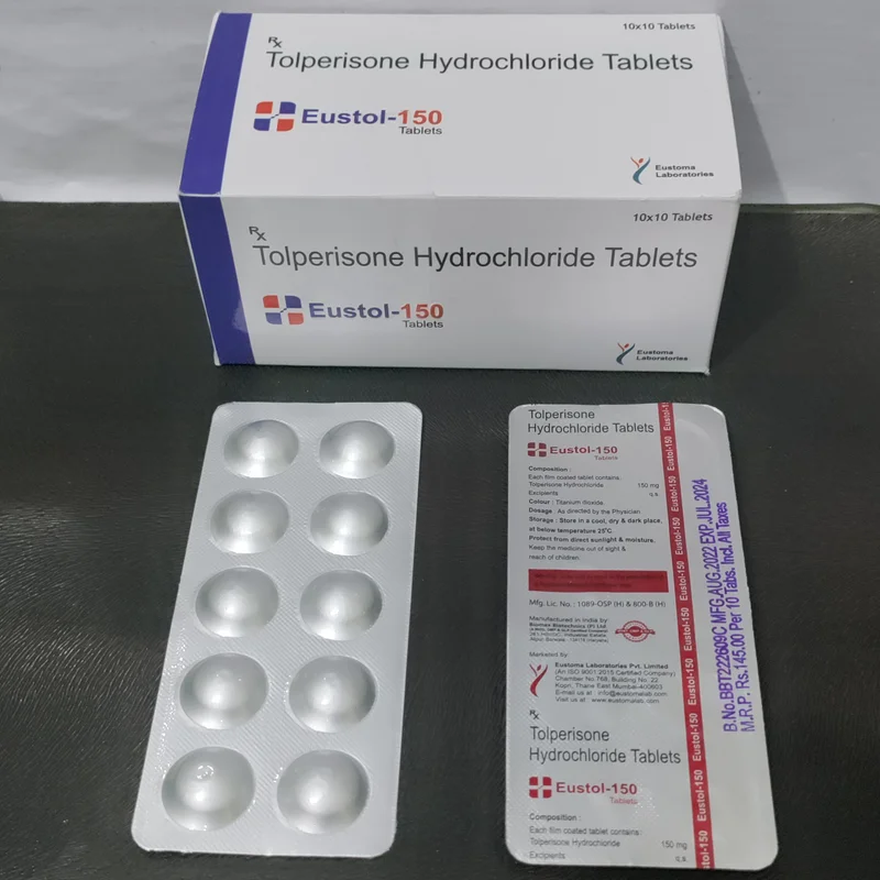 Eustol-150 Tablet ( Tolperisone Tablet) - Healthcare & Medical by Eustoma Laboratories Pvt. Ltd.