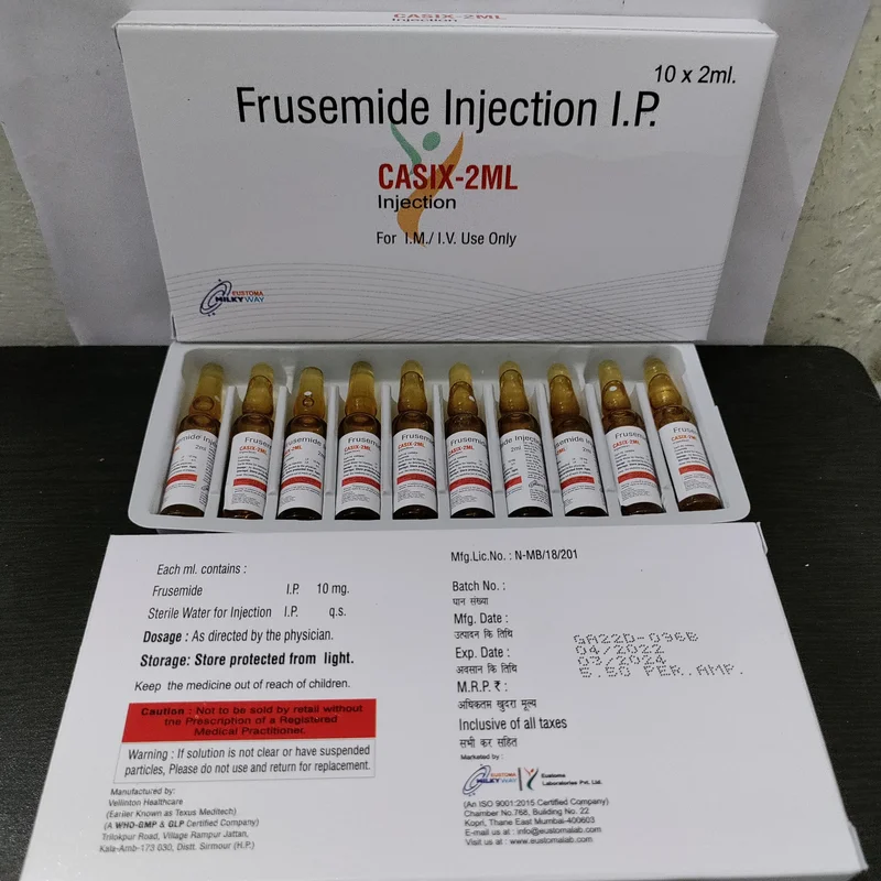 Furosemide 10mg/2ml Injection - Healthcare & Medical by Eustoma Laboratories Pvt. Ltd.