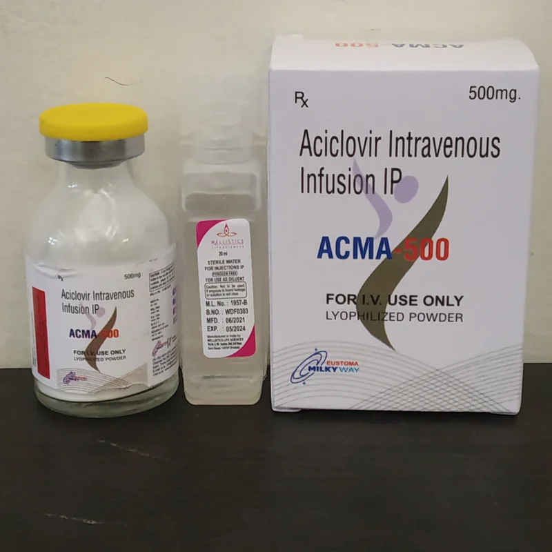 Acma-500 Infusion (acyclovir 500mg) - Healthcare & Medical by Eustoma Laboratories Pvt. Ltd.