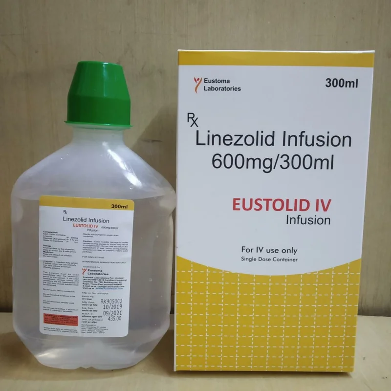 Eustolid Infusion 300ml (linzolid 600mg Infusion) - Healthcare & Medical by Eustoma Laboratories Pvt. Ltd.