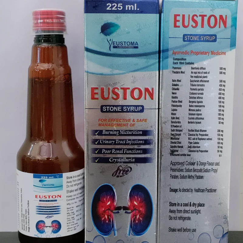 Euston Anti-Stone Syrup 225ml - Healthcare & Medical by Eustoma Laboratories Pvt. Ltd.