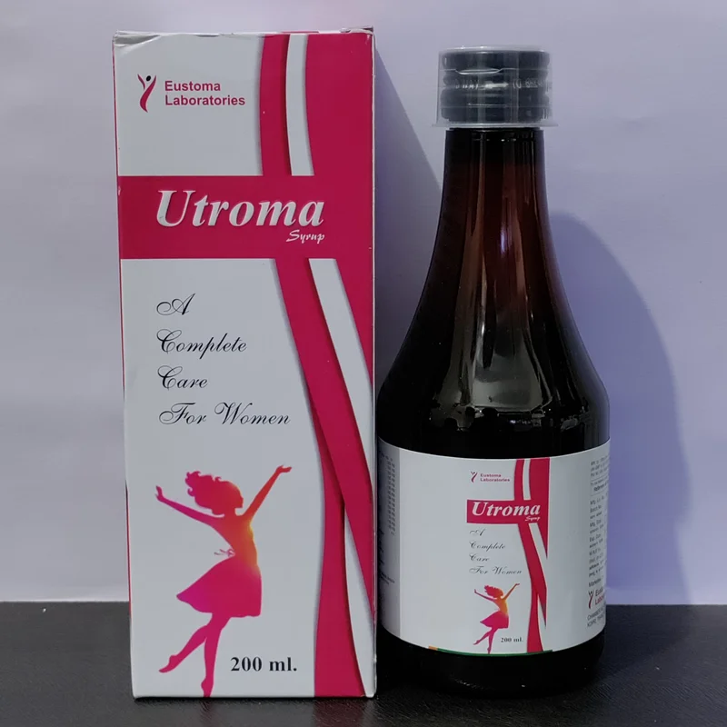 Utroma Syrup 200ML (uterine Syrup) - Healthcare & Medical by Eustoma Laboratories Pvt. Ltd.