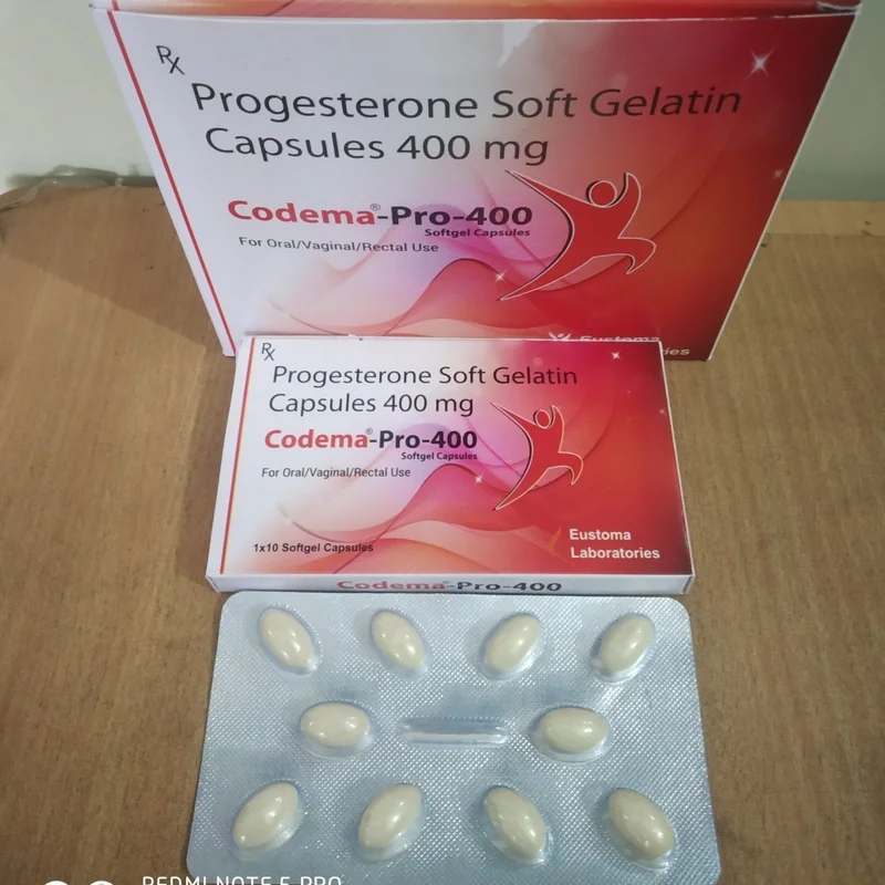 Codema-pro 400 Softgel Capsule ( Progesterone 400 Mg) - Healthcare & Medical by Eustoma Laboratories Pvt. Ltd.