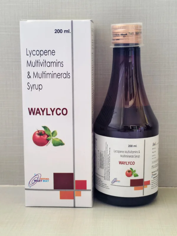 Waylyco Lycopene Multivitamin Multimineral Syrup 200ml - Healthcare & Medical by Eustoma Laboratories Pvt. Ltd.