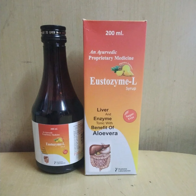 Eustozyme-L Syrup 200ML (liver + Enzyme Syrup) - Healthcare & Medical by Eustoma Laboratories Pvt. Ltd.