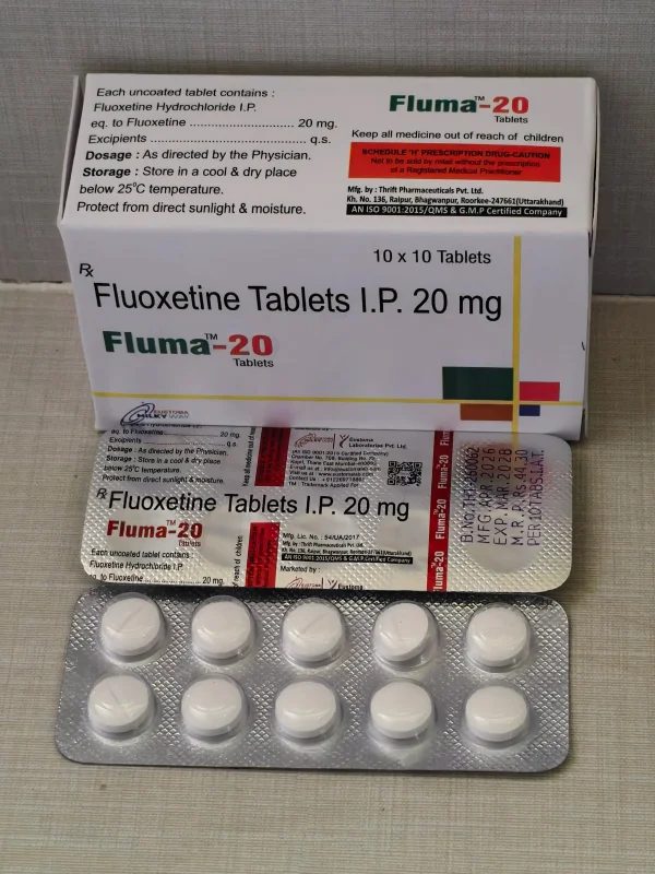 Fluoxetine 20mg Tablet - Healthcare & Medical by Eustoma Laboratories Pvt. Ltd.