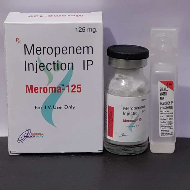 Meropenem 125mg Powder for Injection - Healthcare & Medical by Eustoma Laboratories Pvt. Ltd.