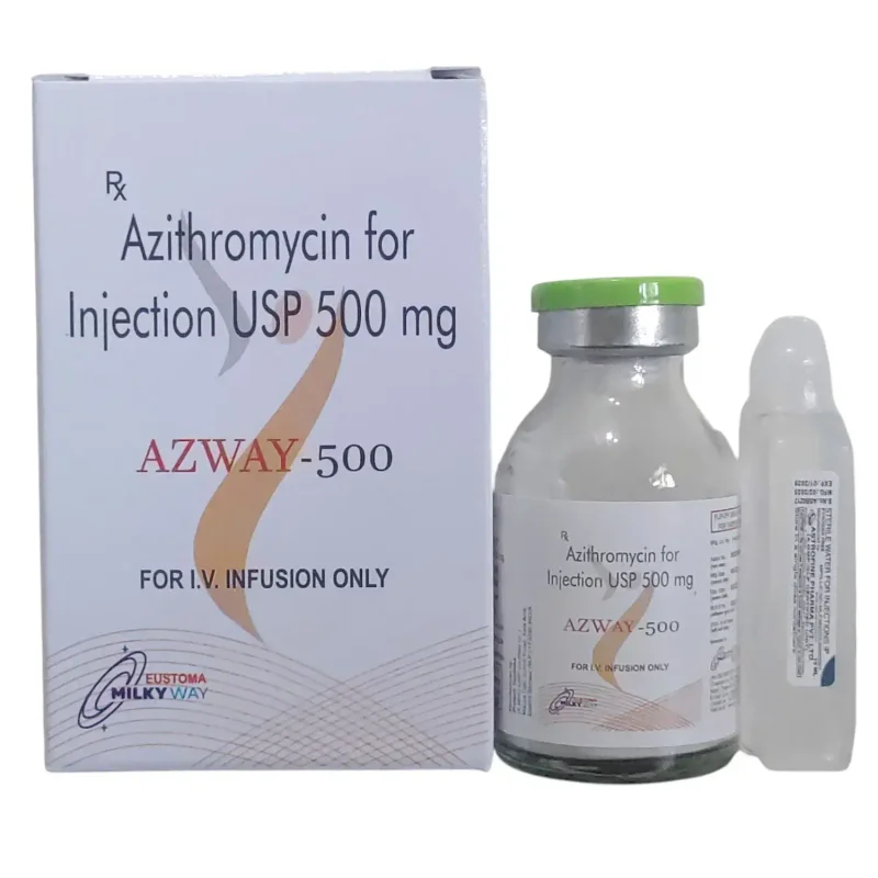Azithromycin 500mg Injection - Healthcare & Medical by Eustoma Laboratories Pvt. Ltd.