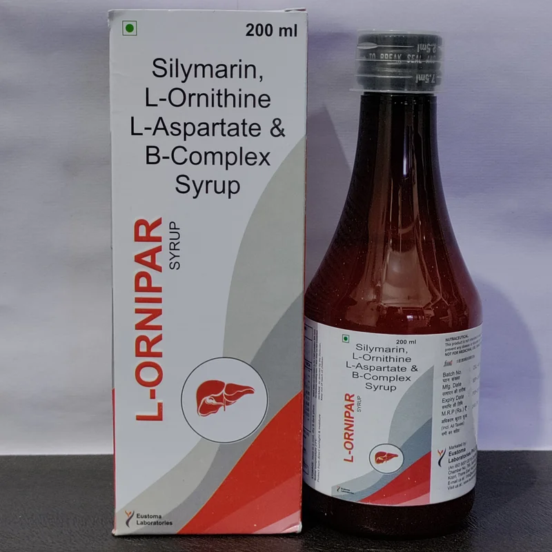 L-Ornithine L Aspartate Metadoxine Silymarin Syrup - Healthcare & Medical by Eustoma Laboratories Pvt. Ltd.